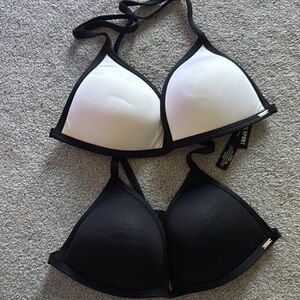 Black and White Women's Intimates Set